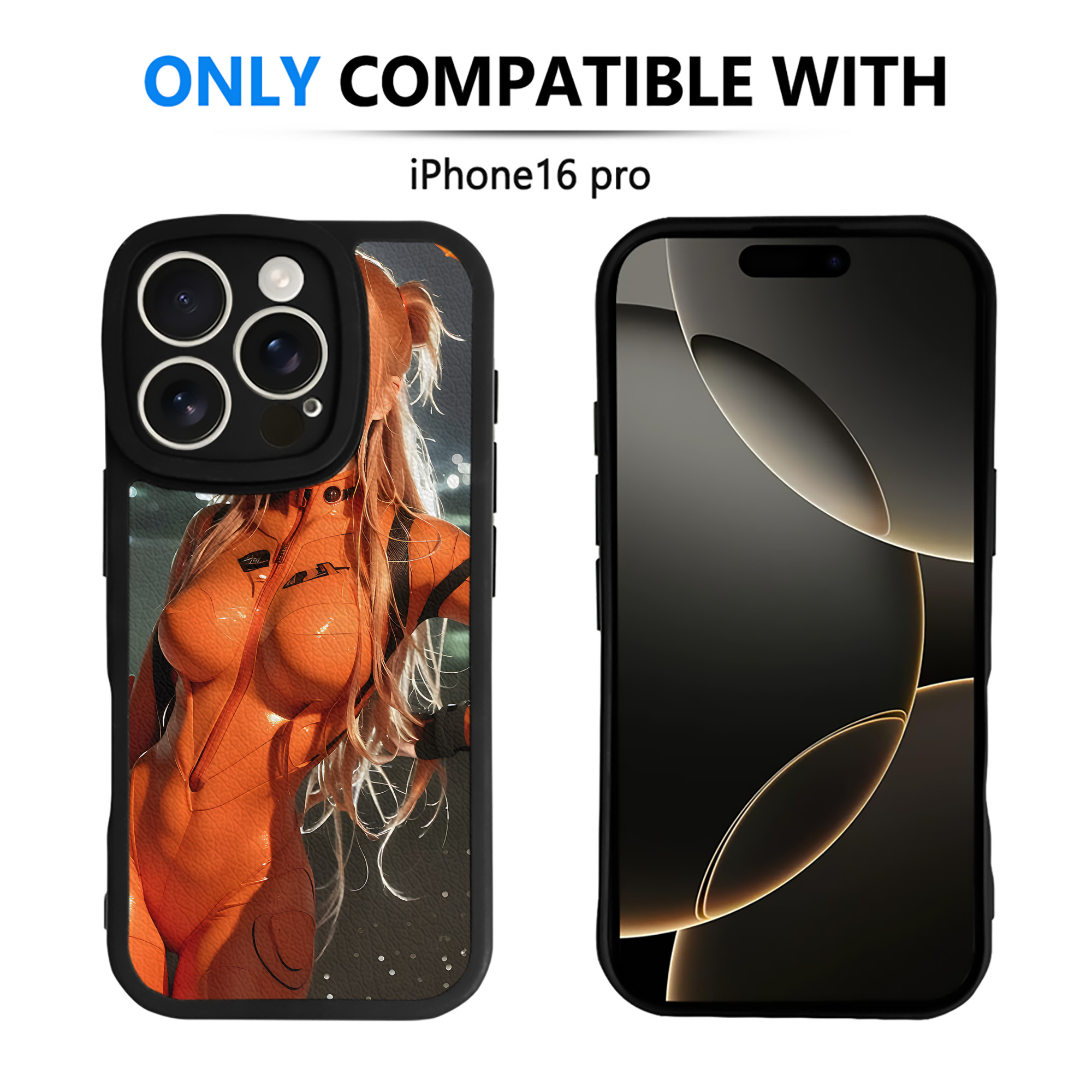 （画像用） EVA 新世紀エヴァンゲリオン 【iPhone 16シリーズ対応】シリコンスマホケース（レザー調） 材質：シリコン
